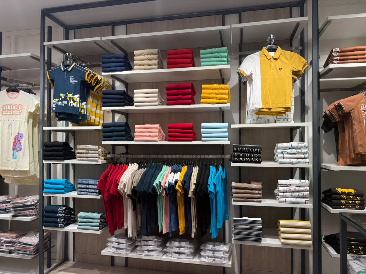Customers shopping for quality clothing at Sahni Emporium apparel store